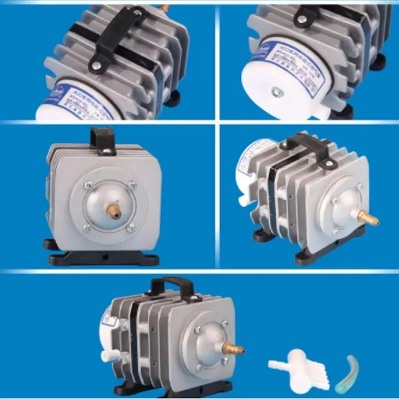 Pompa ad aria senza olio Sunsu - Marine Aquarium Tanks recensione e prezzo