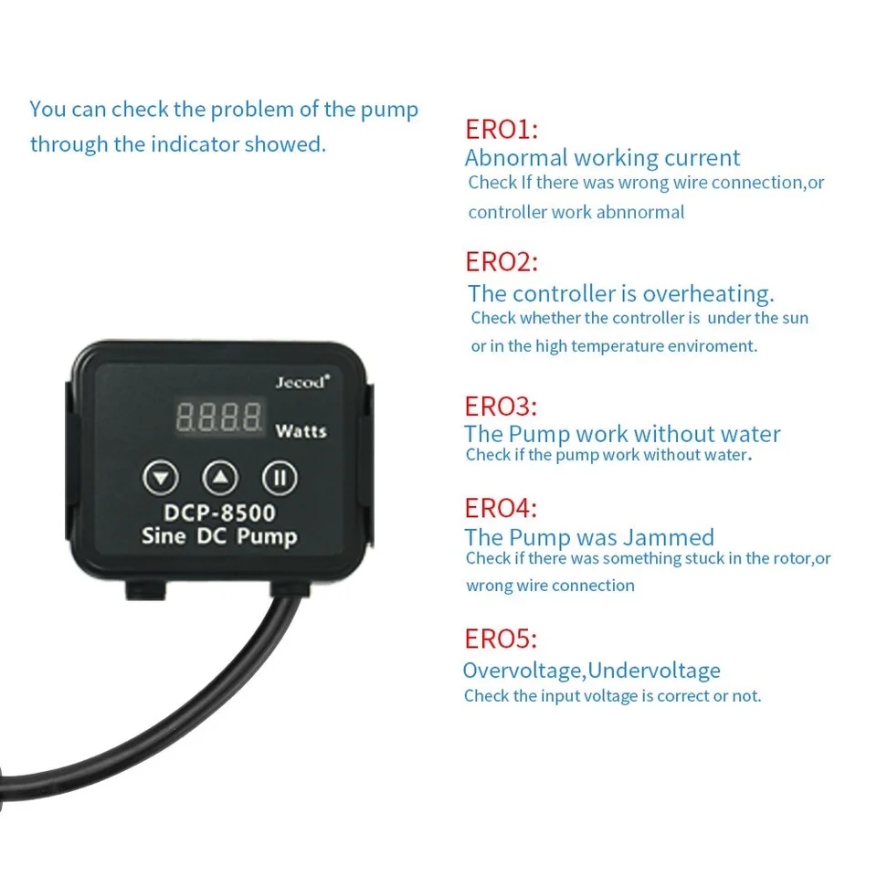 Jebao Jecod DCP 2500/3500/5000 - Marine Aquarium Dc Pump recensione e prezzo
