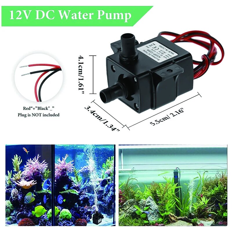 240L/H Pompa Acqua DC 12V Moto - Marine Aquarium Dc Pump recensione e prezzo
