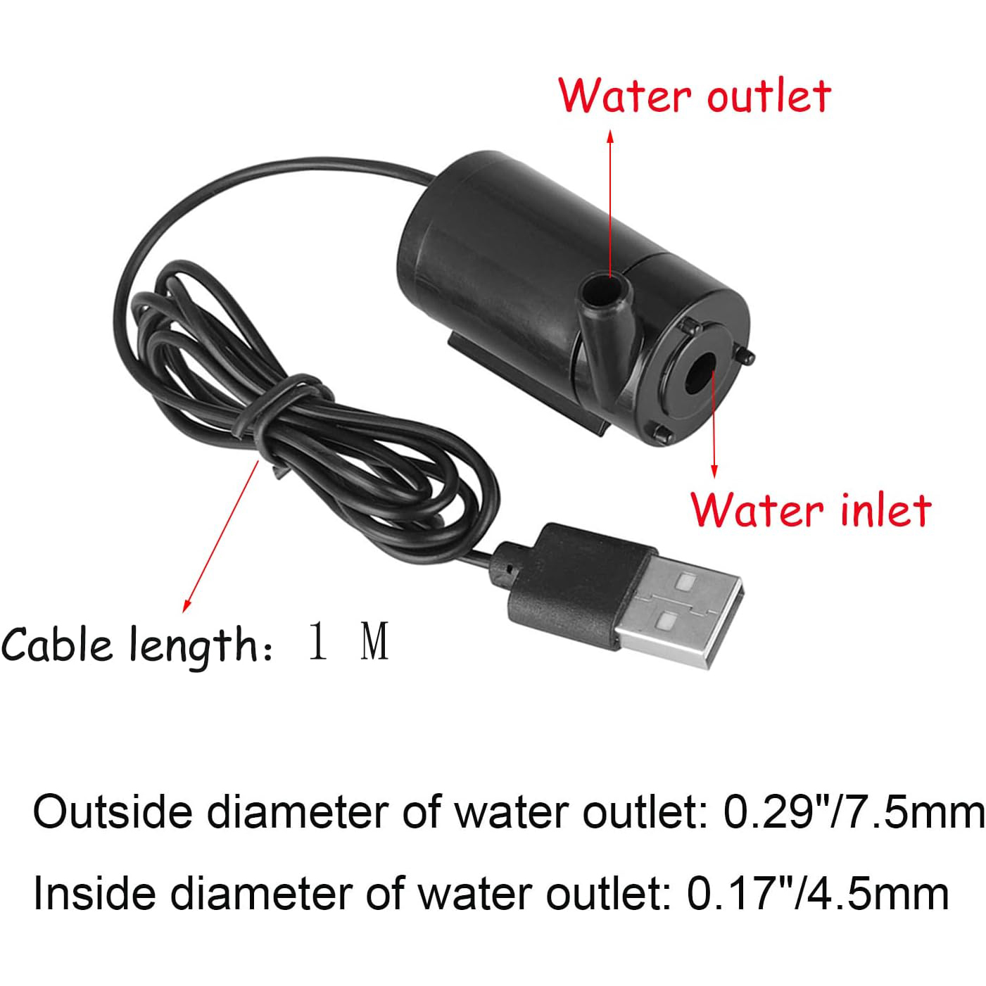 DC 3-5V USB Micro Sommergibile - Marine Aquarium Dc Pump recensione e prezzo