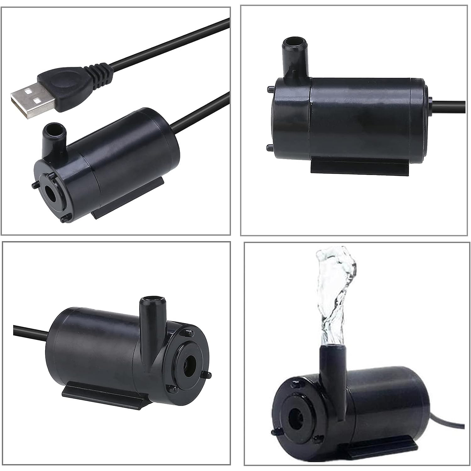 DC 3-5V USB Micro Sommergibile - Marine Aquarium Dc Pump recensione e prezzo